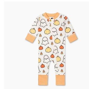 NEW Monica +Andy Halloween Zip-Up Pajamas 3-6 Months